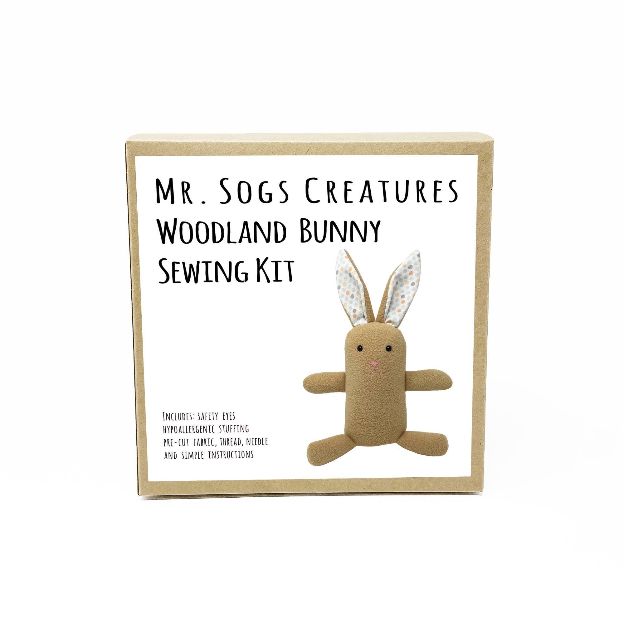 Mr. Sogs - Woodland Creature DIY Sewing Kit - Bunny